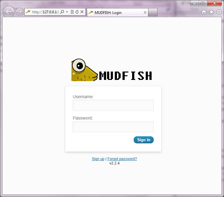 Sign in for "Mudfish Launcher"